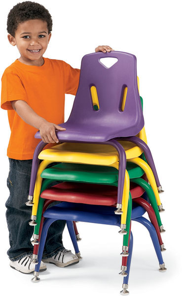 JontiCraft Berries Children s Stack Chair Powder Coated leg